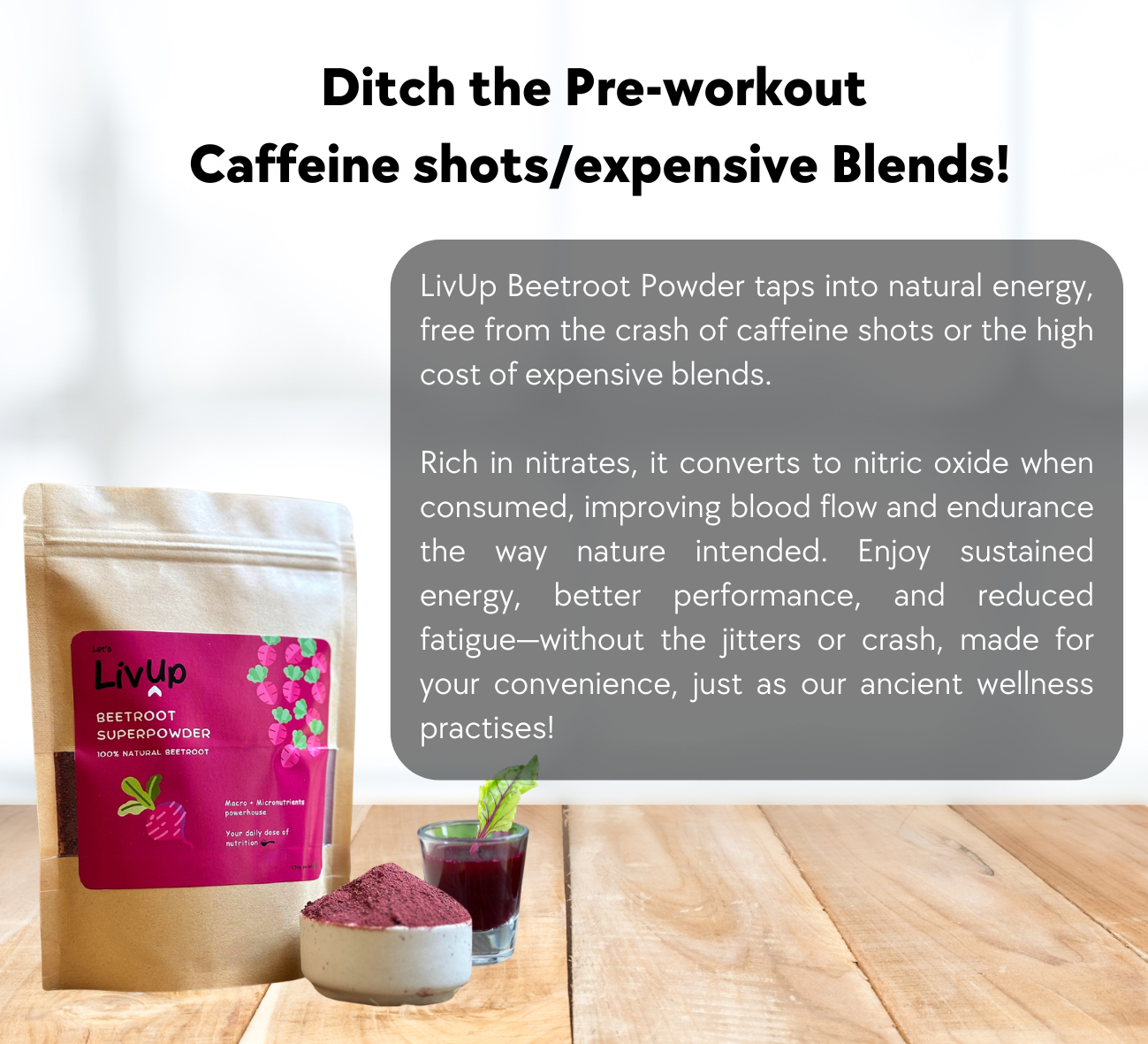 Superpowder Beetroot | Natural Energy, Enhanced Performance (Pre-Workout), Heart Health, Skin & Hair Health|100% Natural Beetroot with No chemical, No preservatives