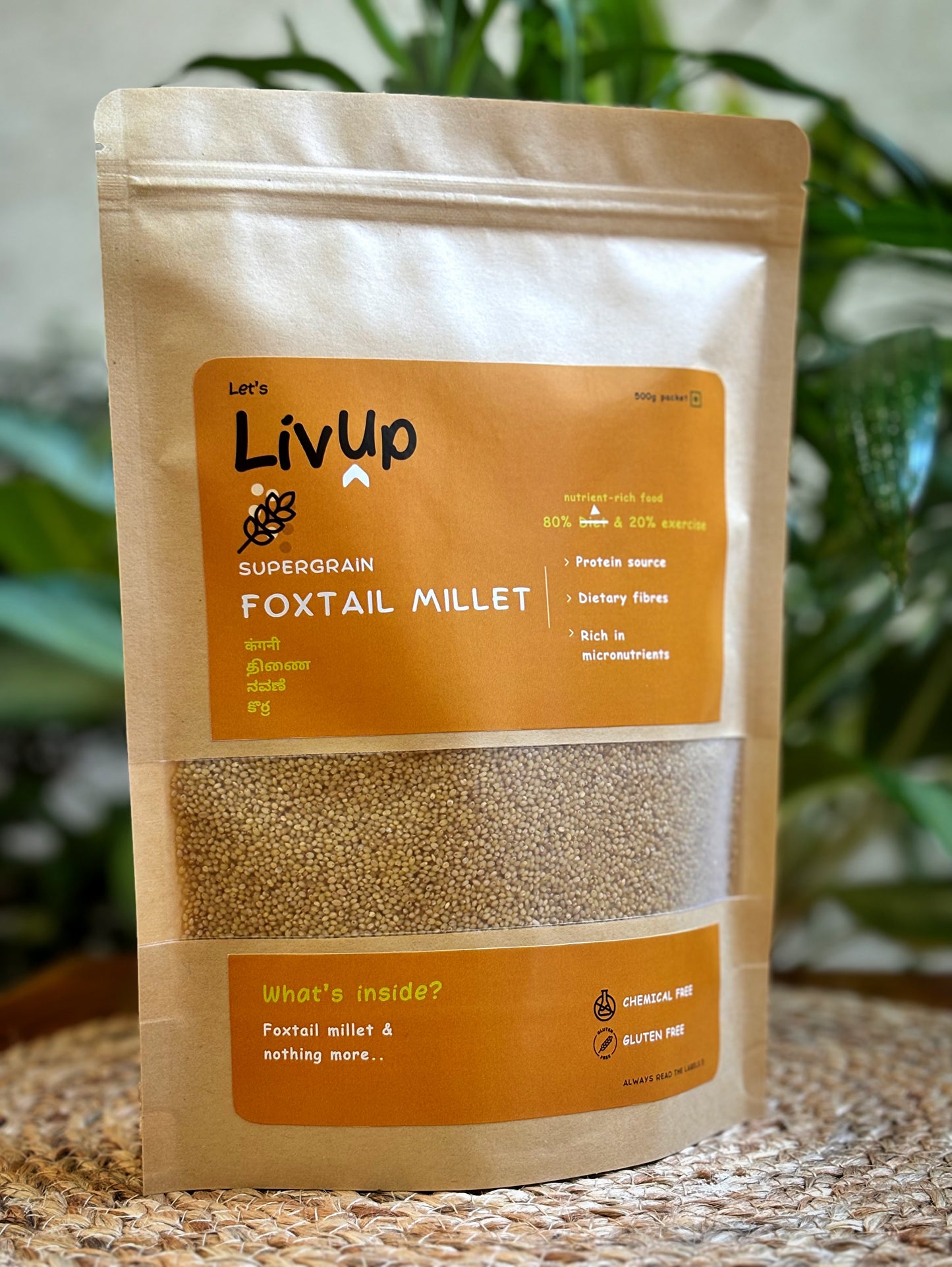 Supergrain Foxtail/Kangni millet | Best in Pulao, Salads | Naturally Gluten-Free, No chemicals, No preservatives